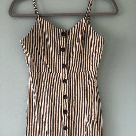 Altar’d State dress - buttons and stripes - mini - Picture 2 of 4